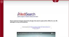 Desktop Screenshot of imedisearch.com